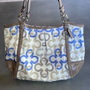 Coach Alexandra clover signature bag